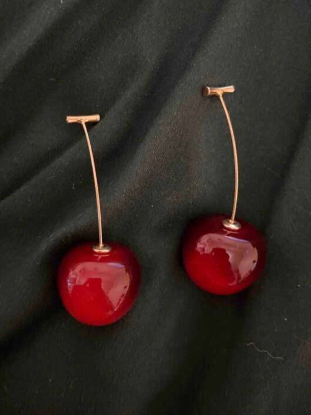 Anthropologie Cherry Drop Earrings